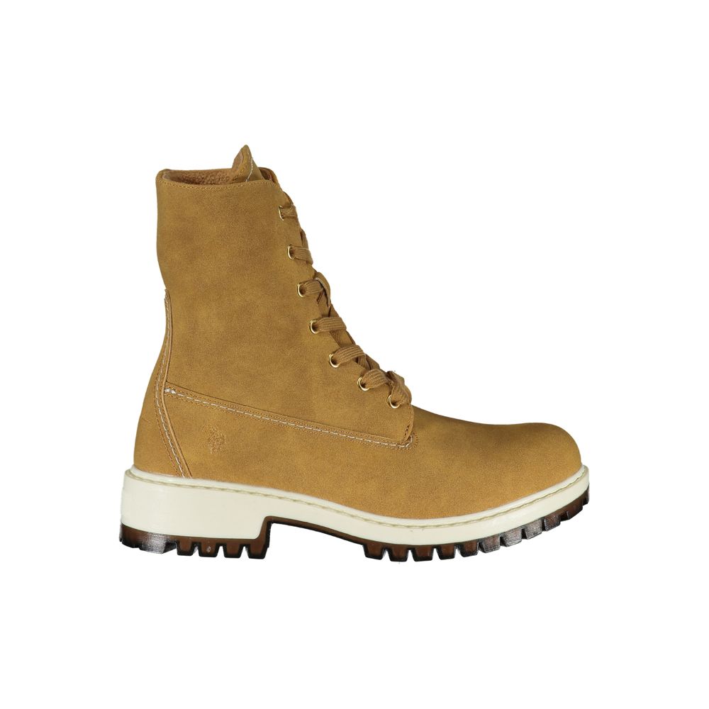 U.S. POLO ASSN. Women's Brown Polyester Boots