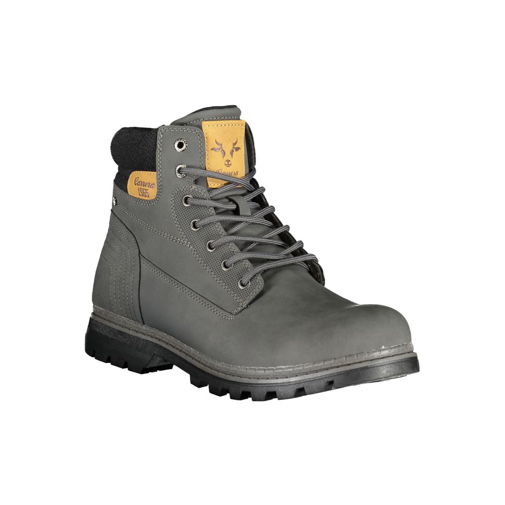 Bottes montantes grises Carrera pour homme en polyuréthane