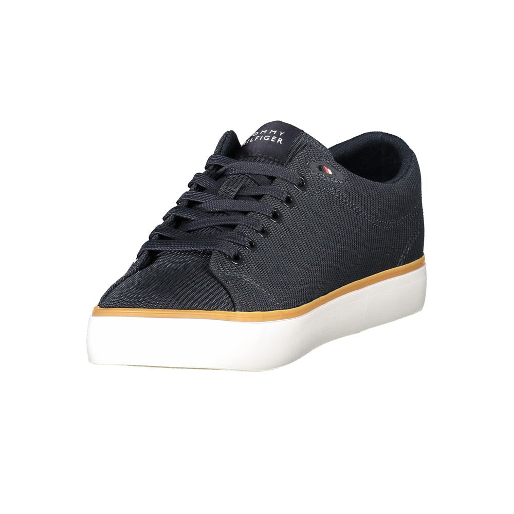 Baskets bleues Tommy Hilfiger en polyester pour homme