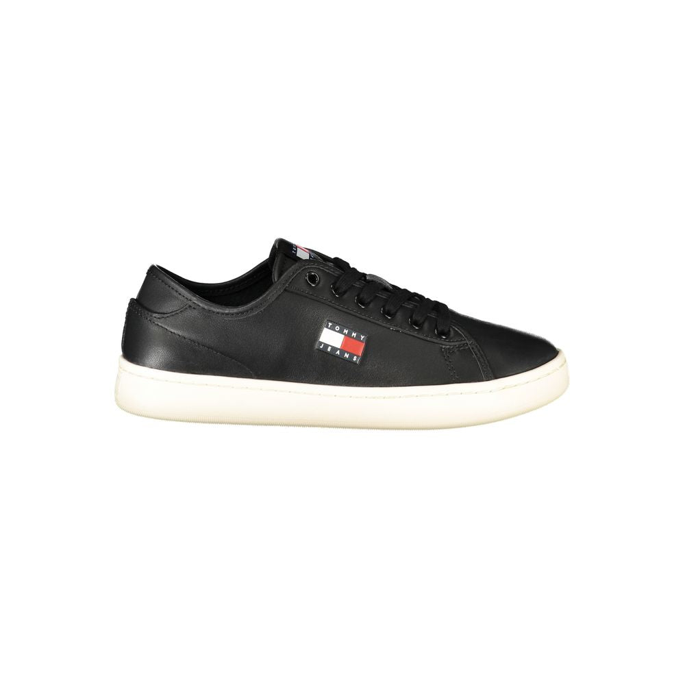Tommy Hilfiger Black Polyester Sneakers