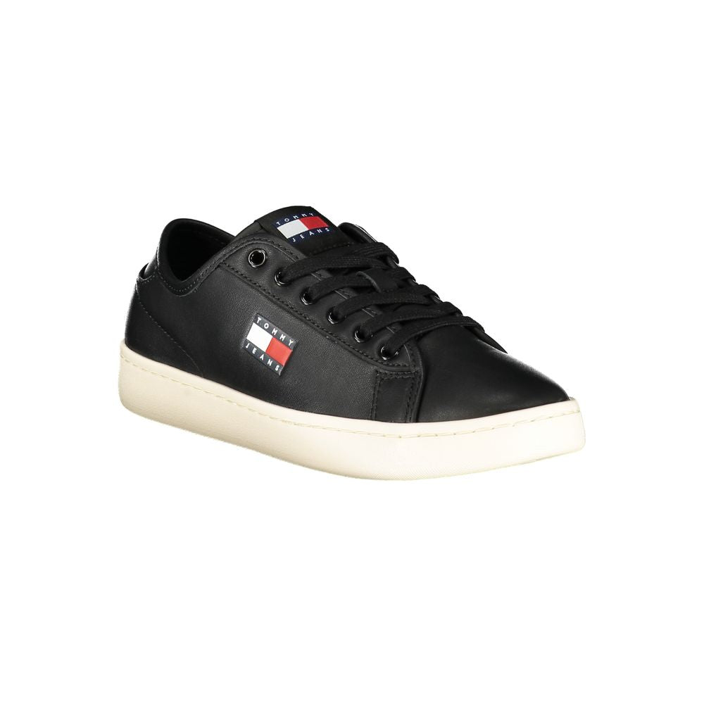 Tommy Hilfiger Black Polyester Sneakers