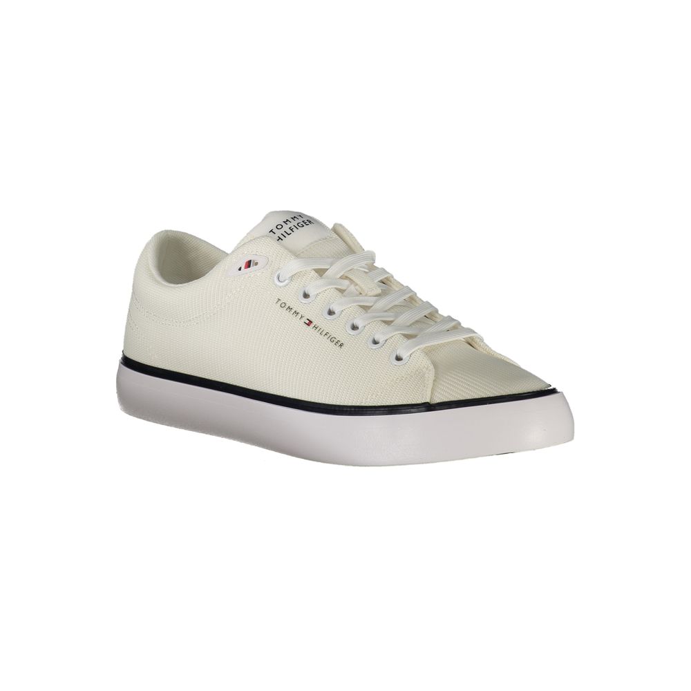 Baskets blanches Tommy Hilfiger en polyuréthane pour homme
