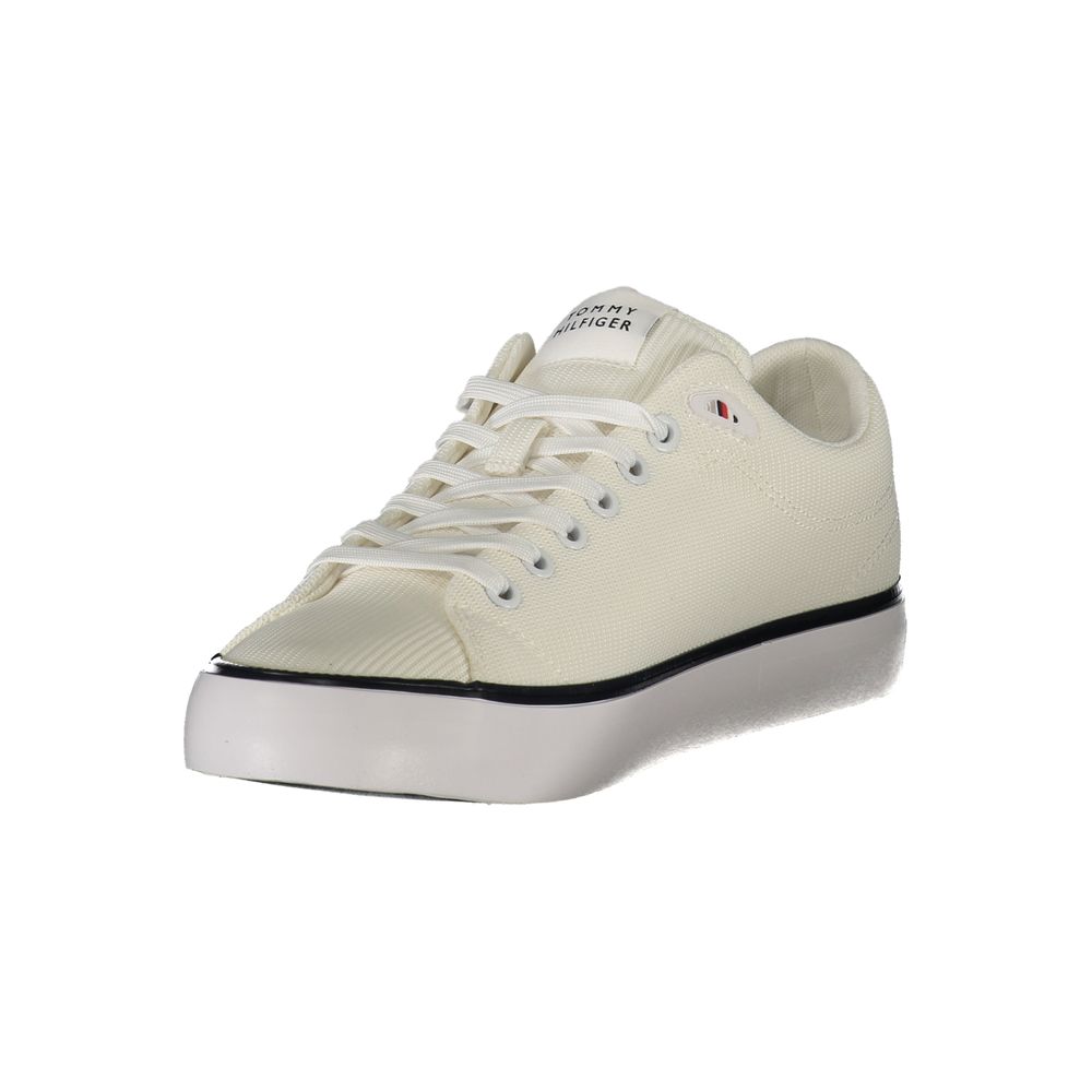 Baskets blanches Tommy Hilfiger en polyuréthane pour homme