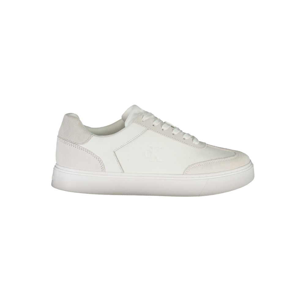 Calvin Klein Weißer Herren-Sneaker aus Polyurethan