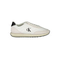 Calvin Klein Weiße Herren-Sneaker aus Polyester