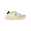 Baskets femme en polyuréthane bleu Bianco Poli