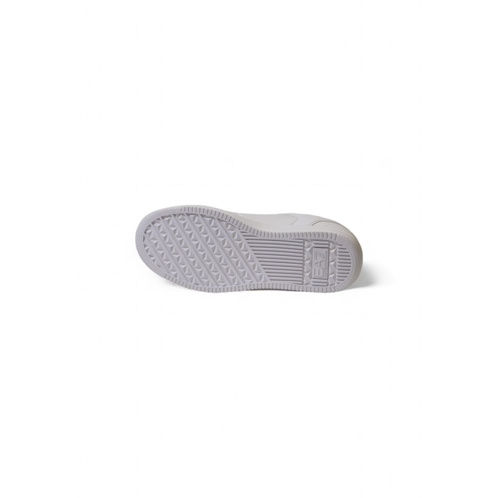EA7 Emporio Armani Baskets blanches en polyester de style athlétique