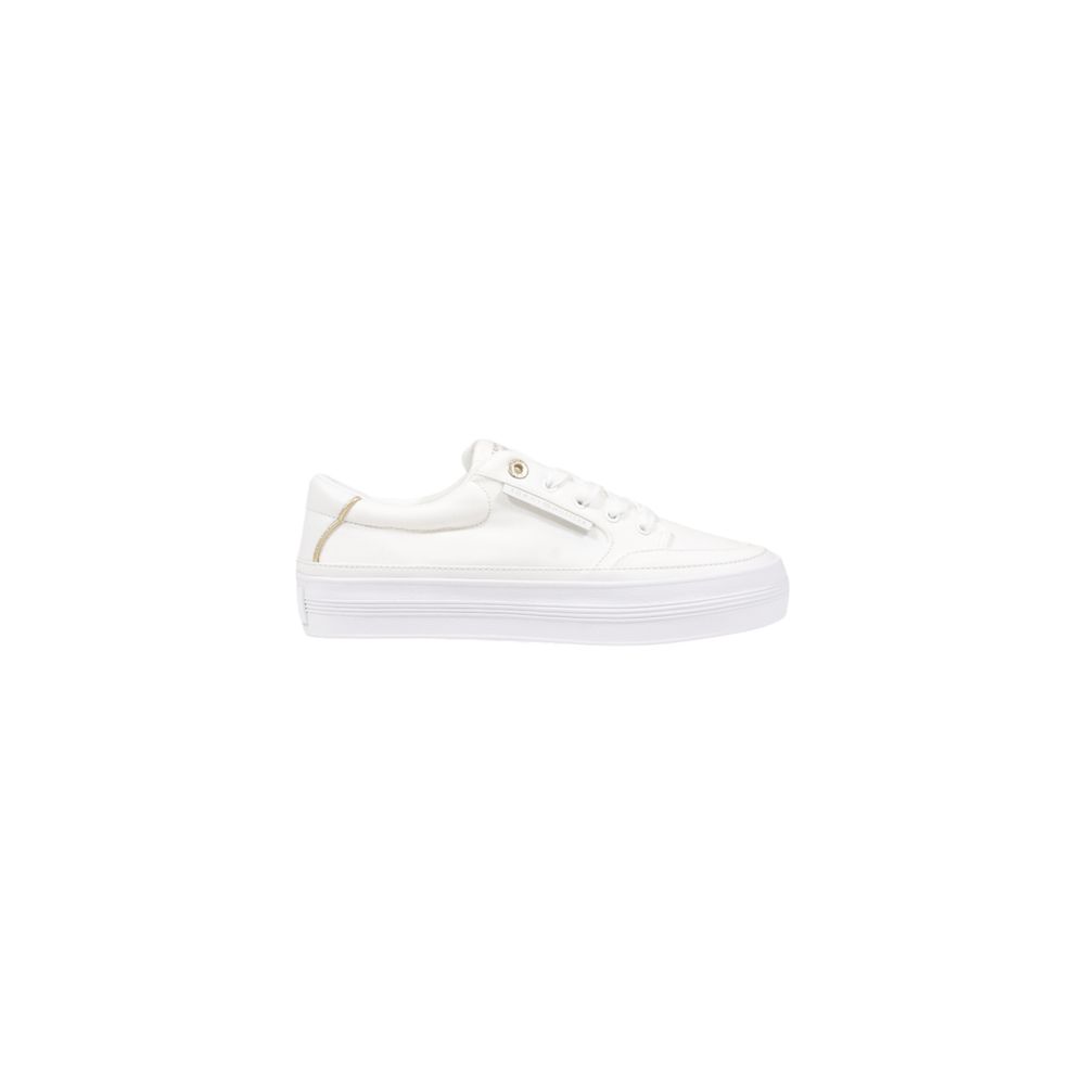 Baskets Tommy Hilfiger en coton recyclé couleur crème
