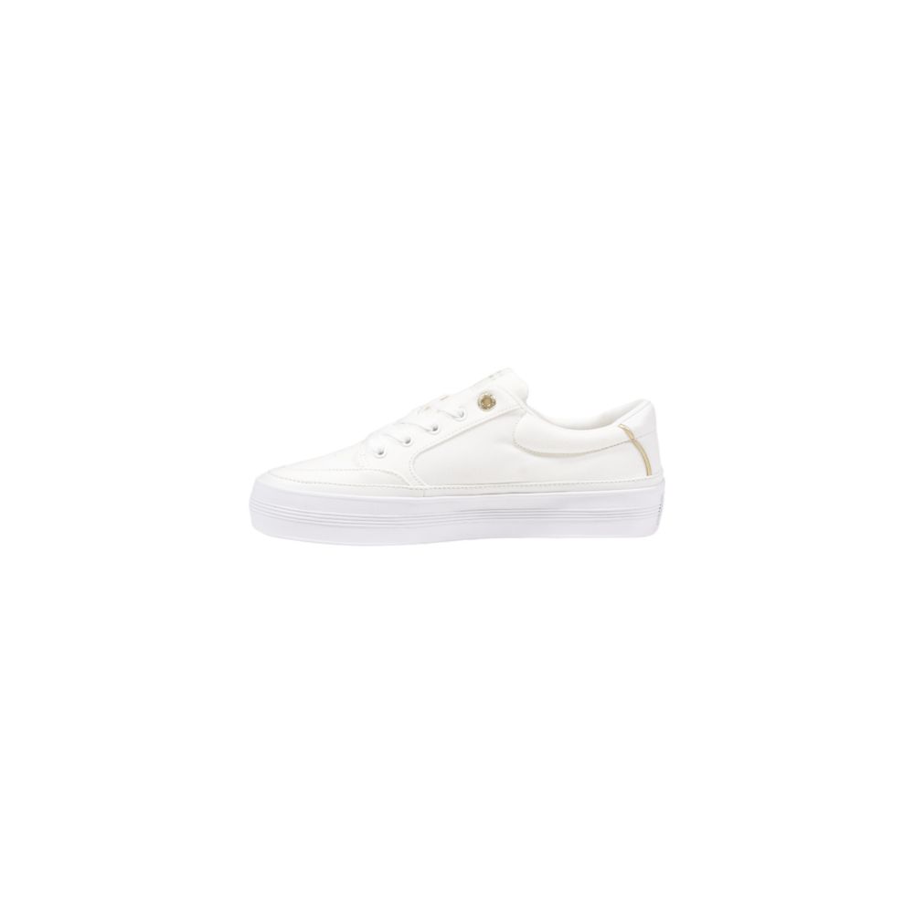 Baskets Tommy Hilfiger en coton recyclé couleur crème