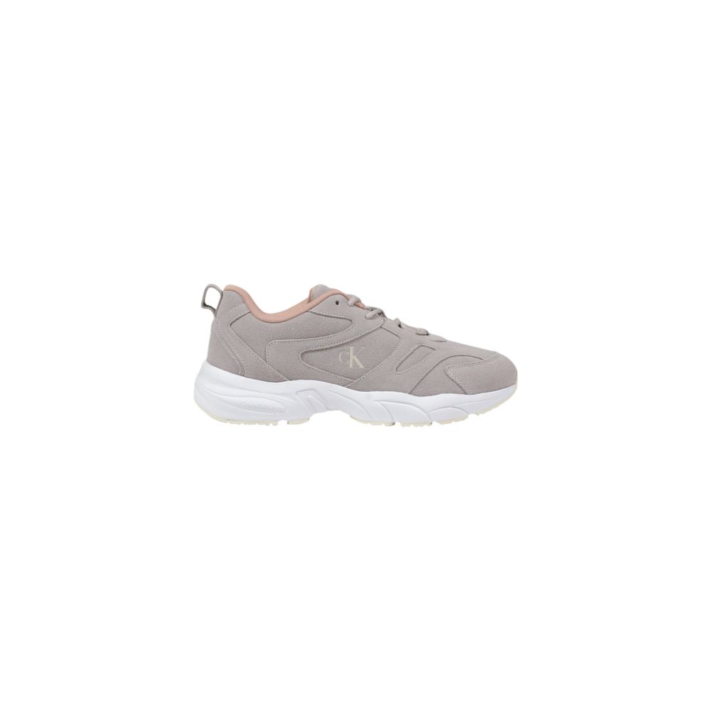 Calvin Klein Jeans Baskets en similicuir gris