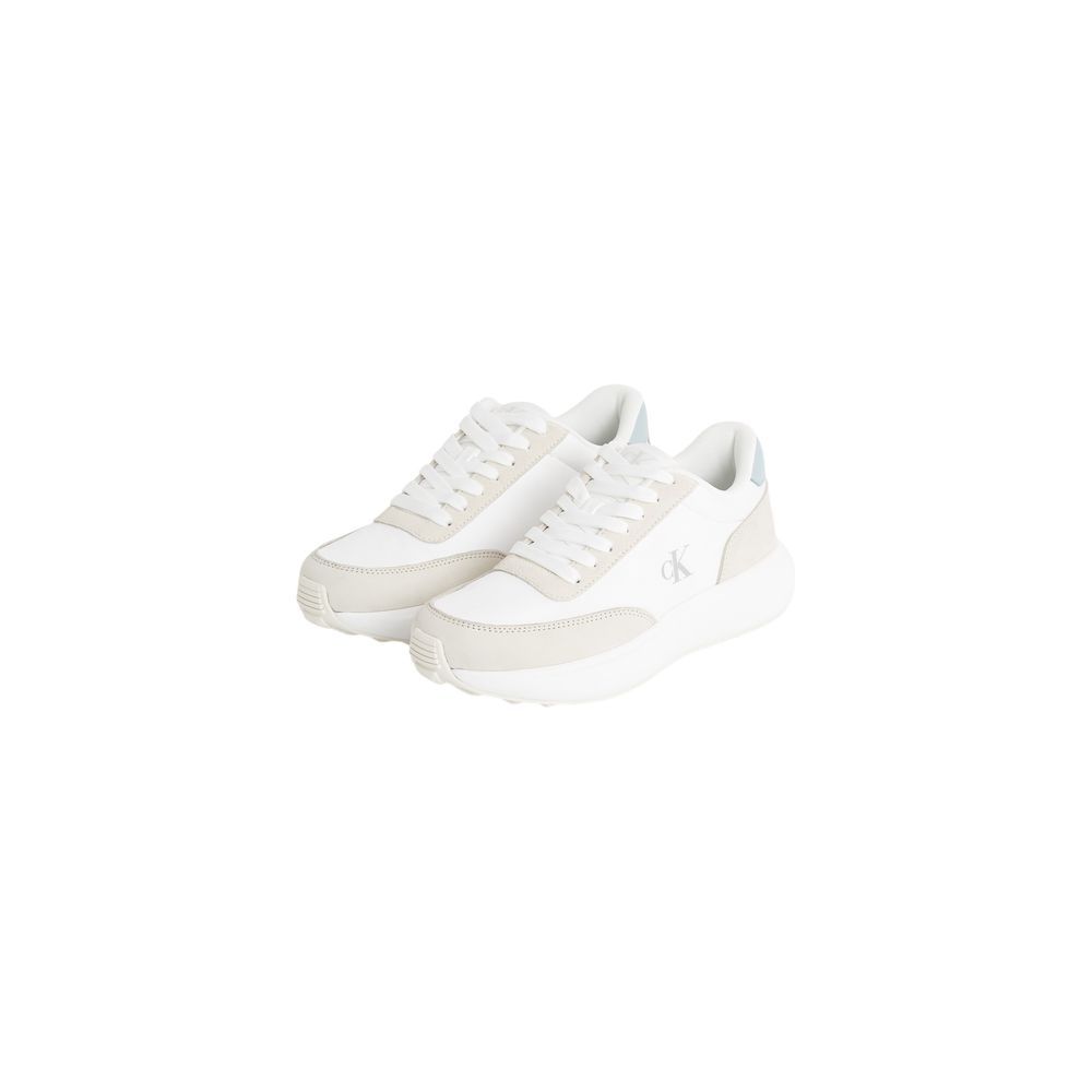 Calvin Klein Jeans Beige Leder Athletic Sneaker