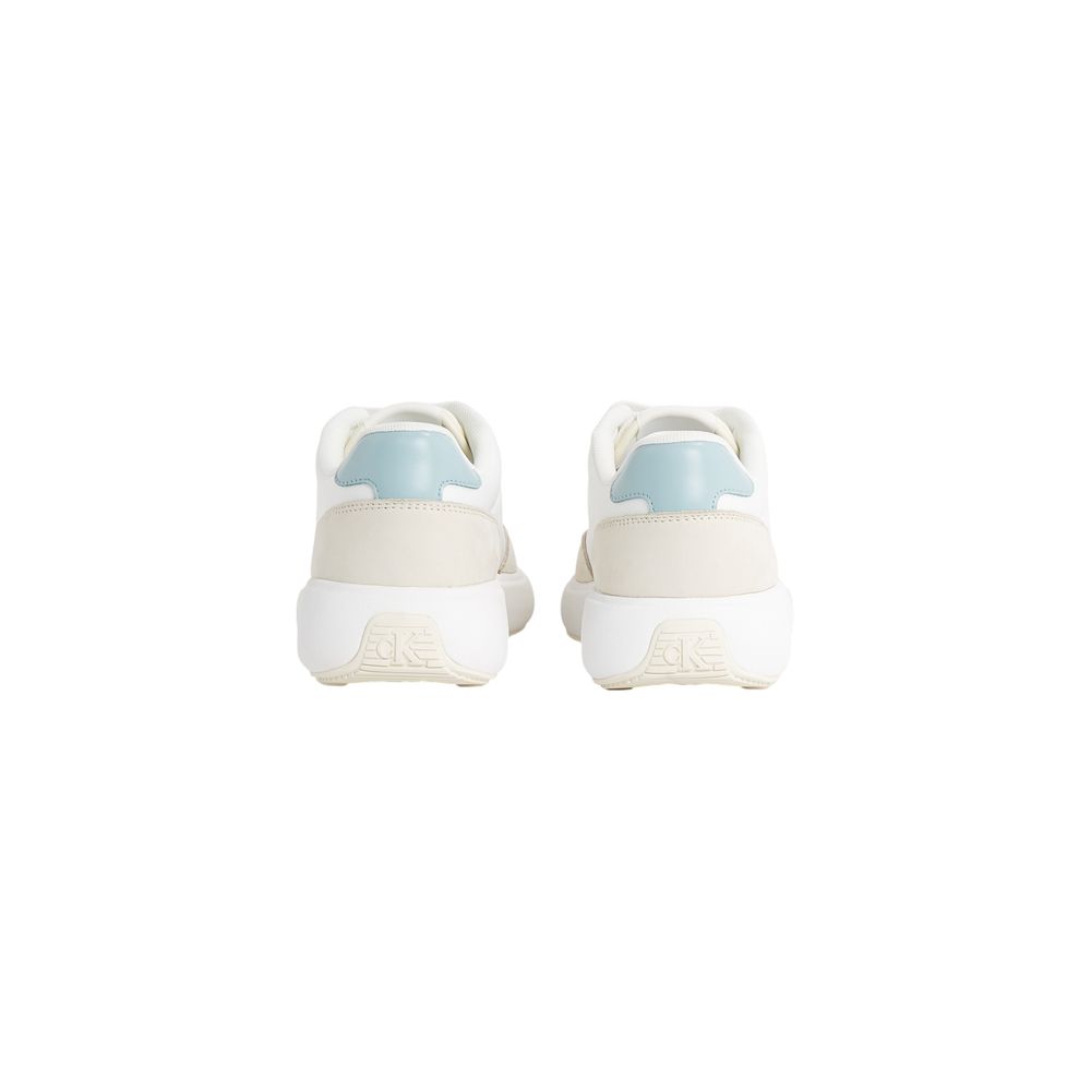 Calvin Klein Jeans Beige Leder Athletic Sneaker
