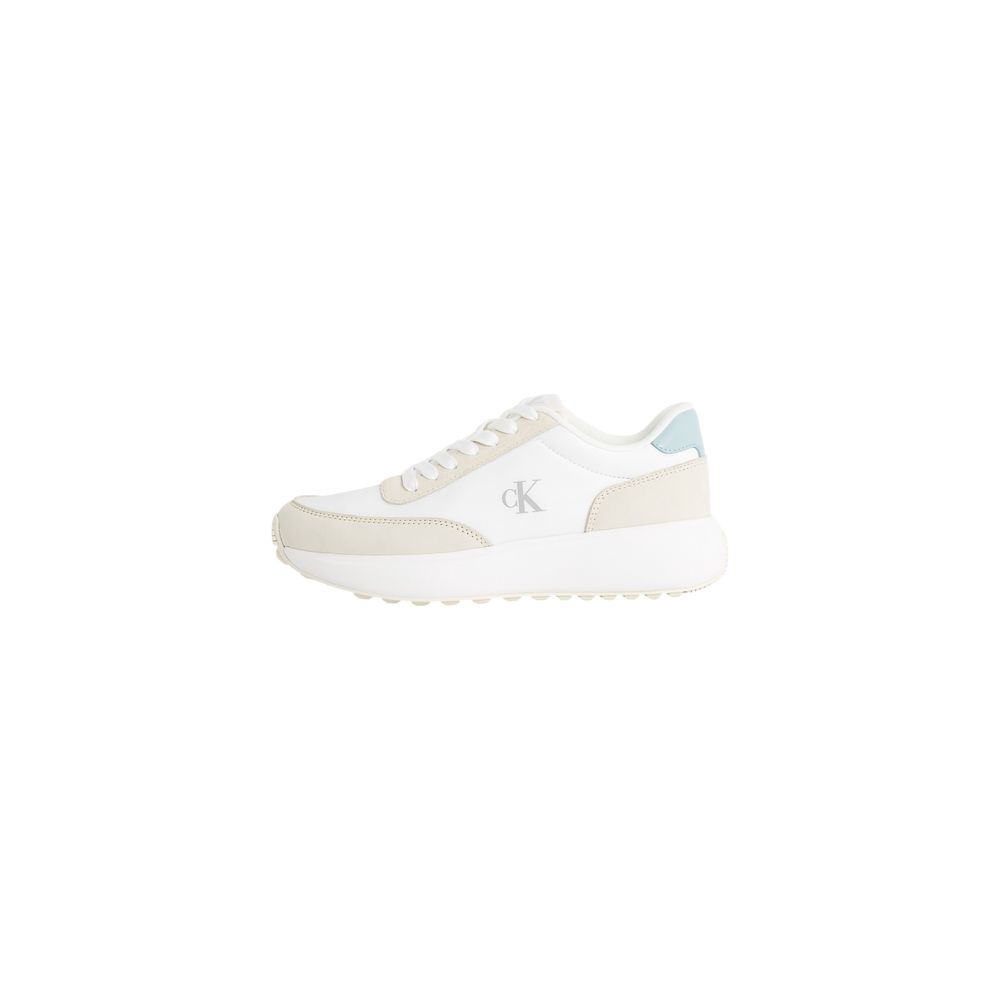 Calvin Klein Jeans Beige Leder Athletic Sneaker