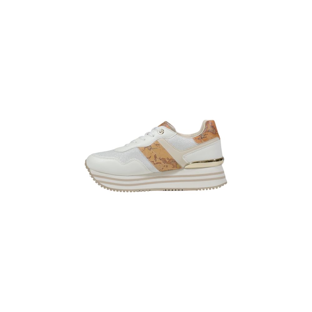 Alviero Martini Prima Classe Weiße Plateau-Sneaker aus Polyethylen