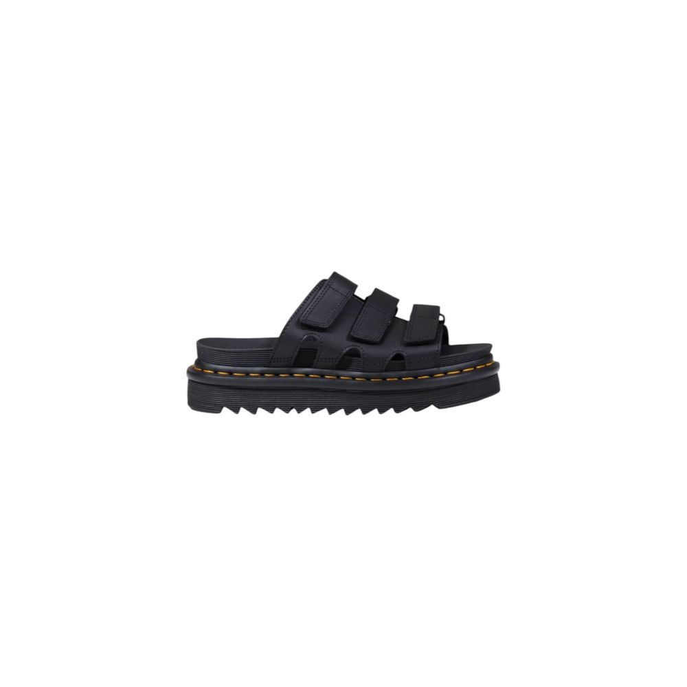 Escarpins plateforme en cuir noir Dr. Martens