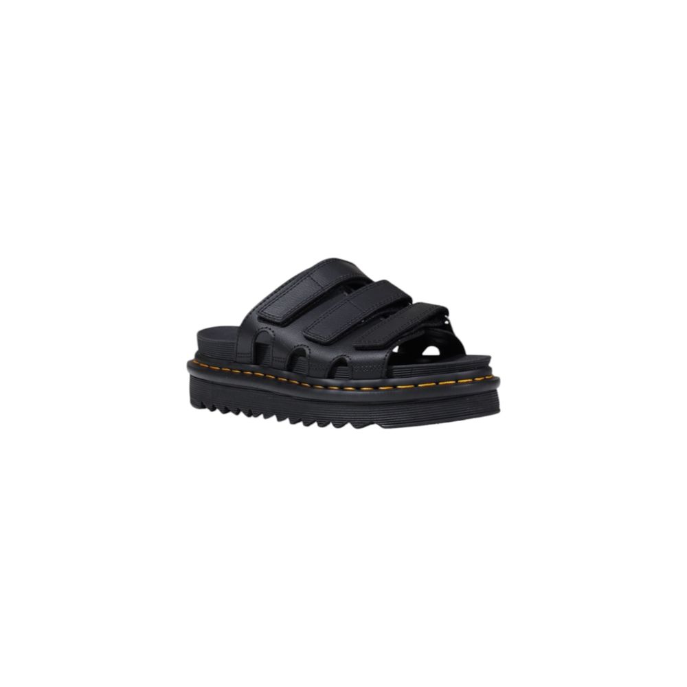 Dr. Martens Schwarze Leder Plateau-Pumps