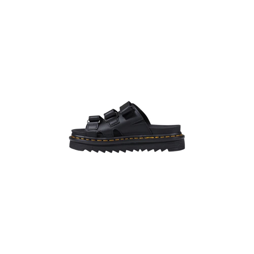 Escarpins plateforme en cuir noir Dr. Martens