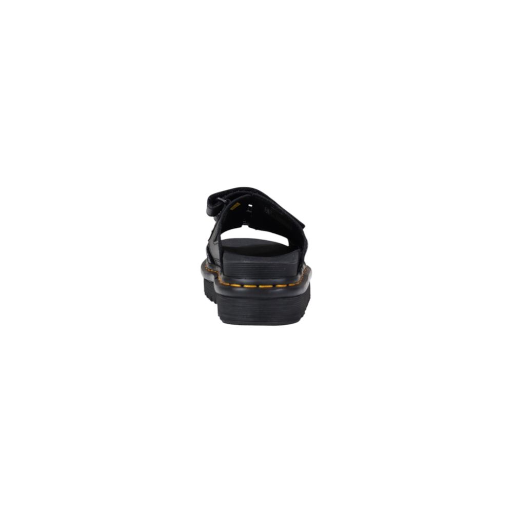 Escarpins plateforme en cuir noir Dr. Martens