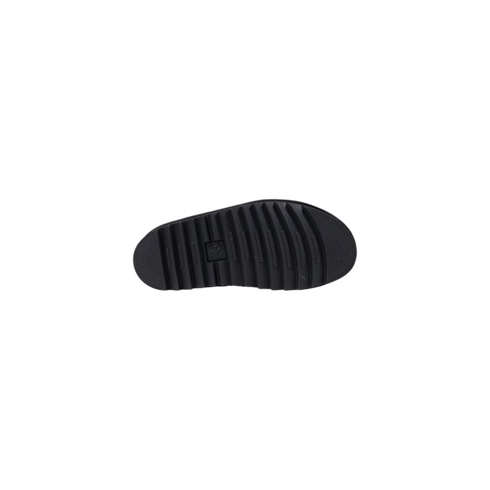 Dr. Martens Schwarze Leder Plateau-Pumps