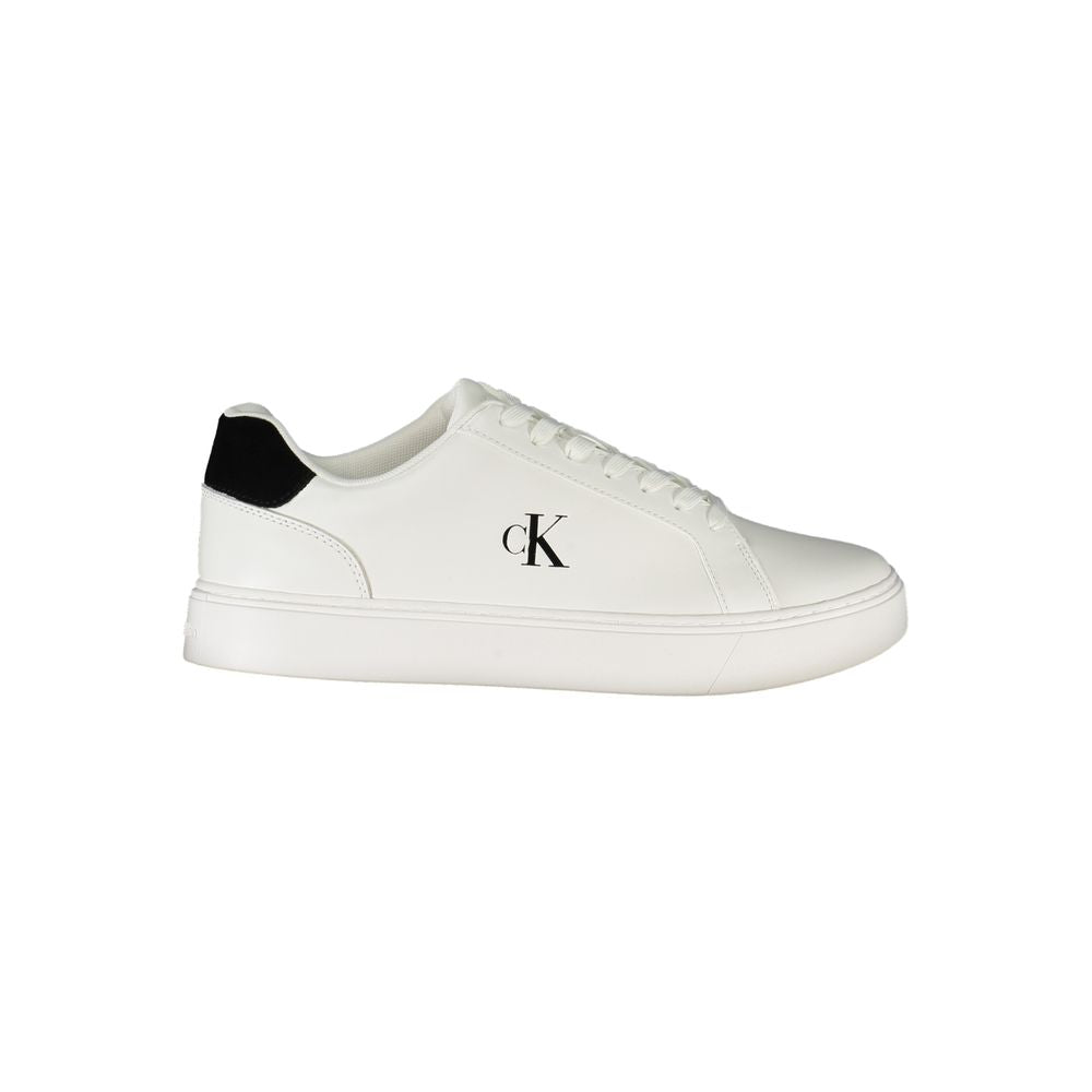 Calvin Klein Bianco Polyurethane Herren Sneaker