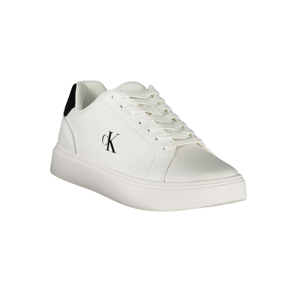 Calvin Klein Bianco Polyurethane Herren Sneaker