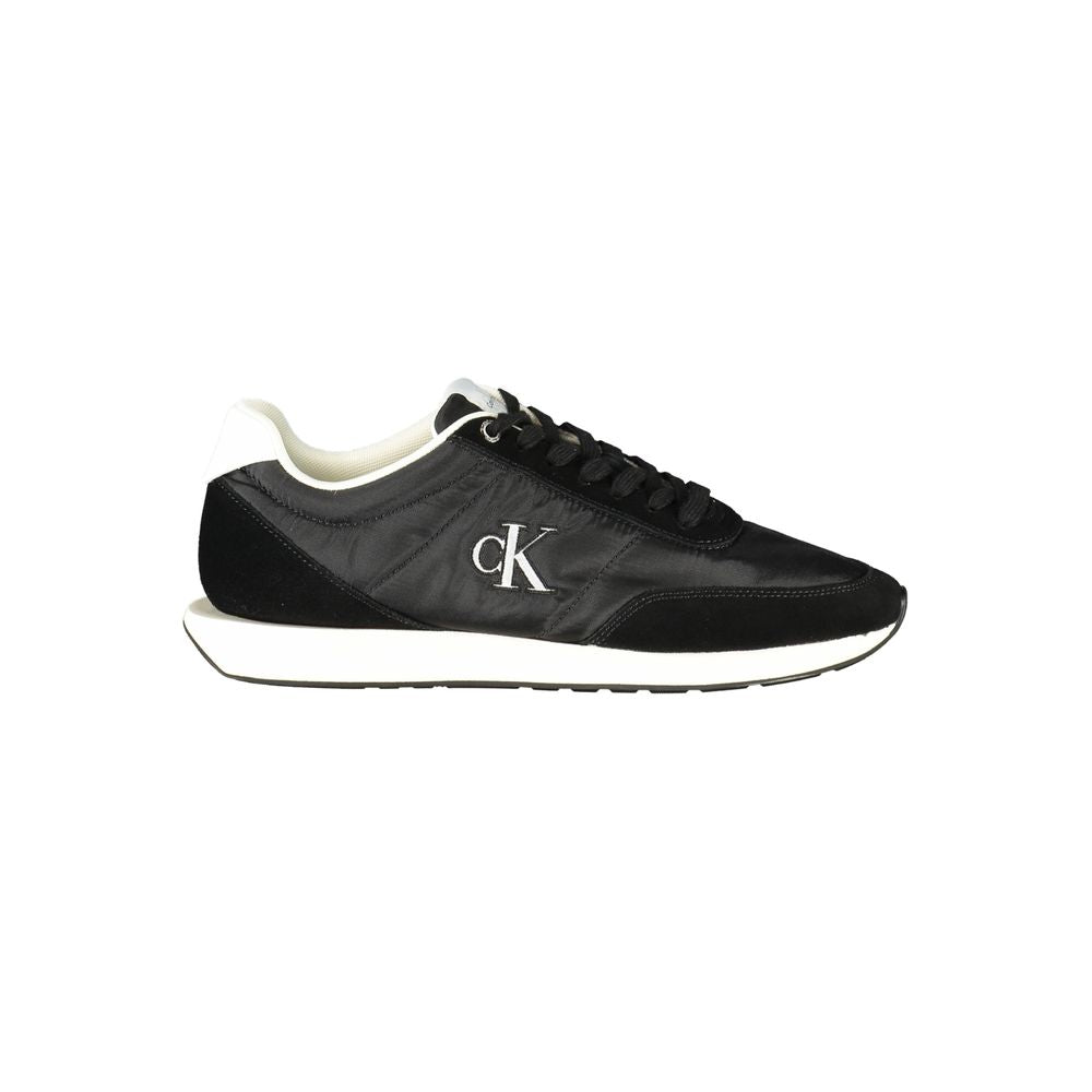 Calvin Klein Schwarzer Herren-Sneaker aus Polyester