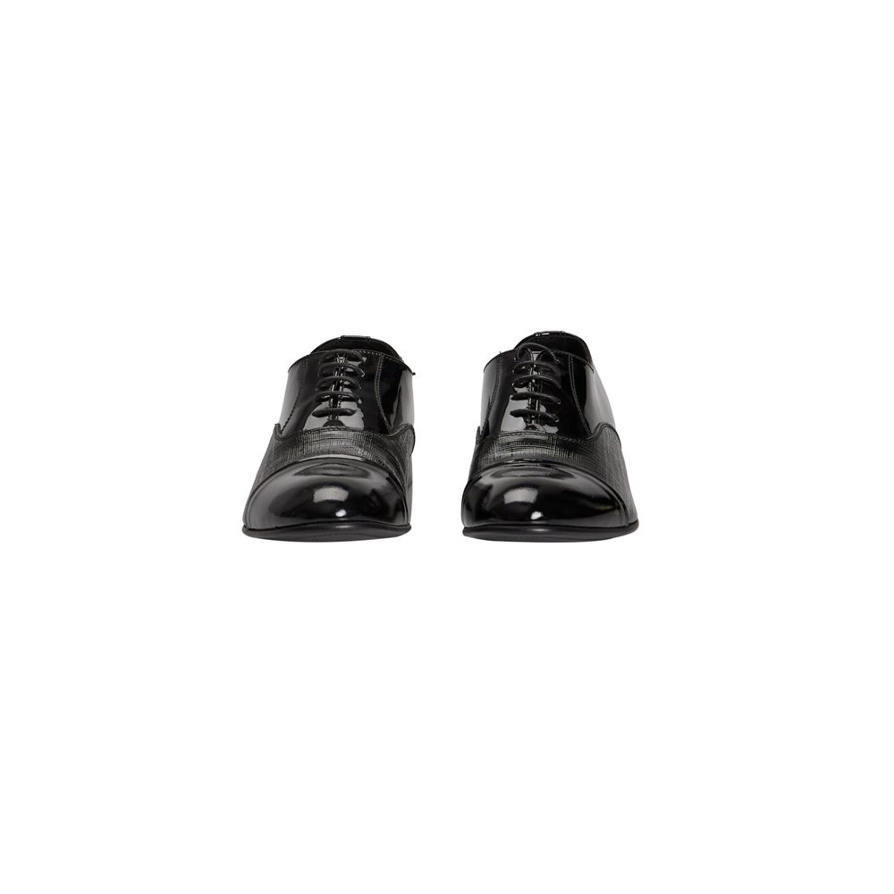 Roberto Pepe Luxury Black Calfskin Men's Loafers
