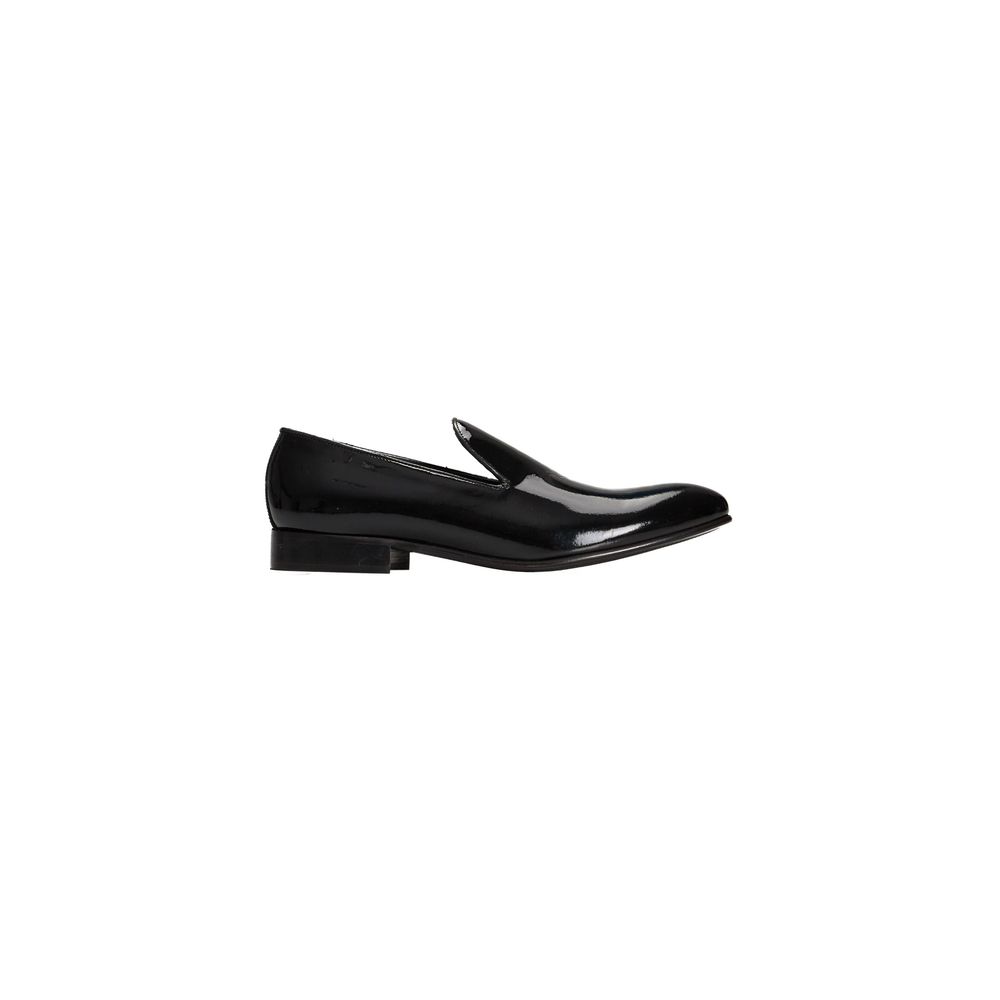 Roberto Pepe Luxury Black Calfskin Men's Loafers