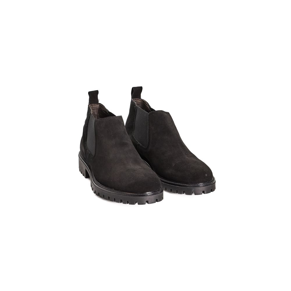 Bottes pour homme en cuir de veau noir Roberto Pepe Luxury