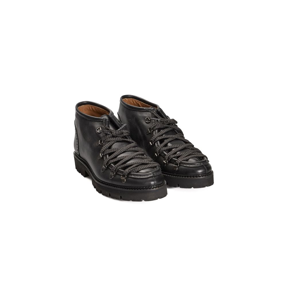 Roberto Pepe Luxury Schwarzer Kalbsleder Herrenstiefel