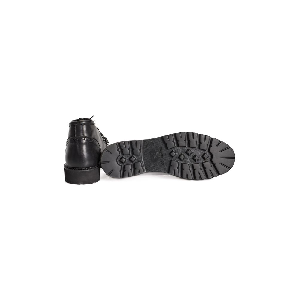 Roberto Pepe Luxury Schwarzer Kalbsleder Herrenstiefel