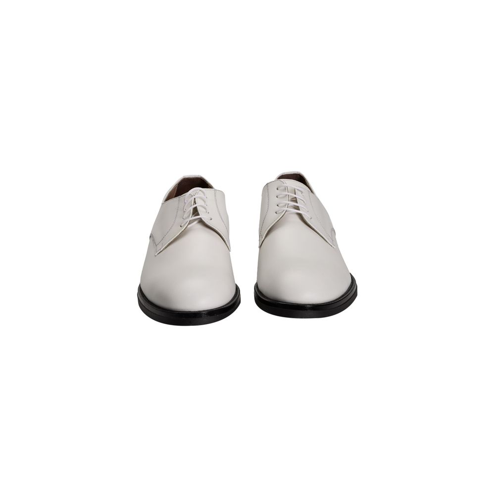 Roberto Pepe Luxury White Calfskin Men's Loafers