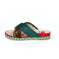 Mr&Mrs Italy Multicolor Dankalia Damen-Sandalette