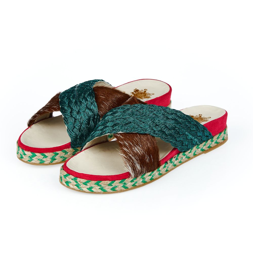 Mr&Mrs Italy Multicolor Dankalia Damen-Sandalette