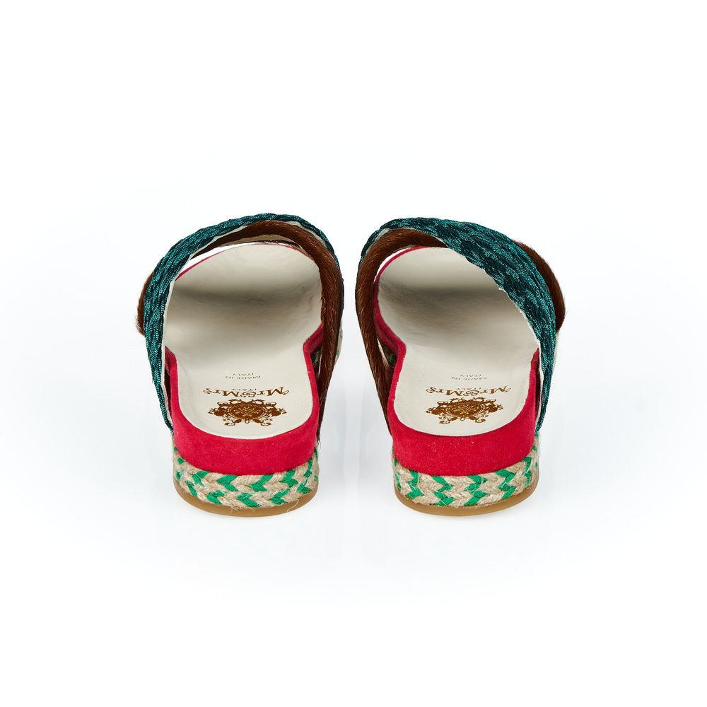 Mr&Mrs Italy Multicolor Dankalia Damen-Sandalette