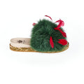 Mr&Mrs Italy Green Lambskin Women's Sandal