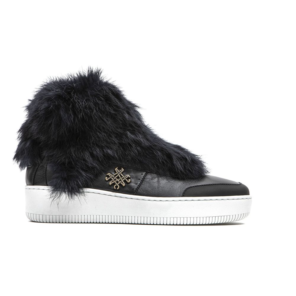Mr&Mrs Italy Blaue Baumwolle Damen Sneaker