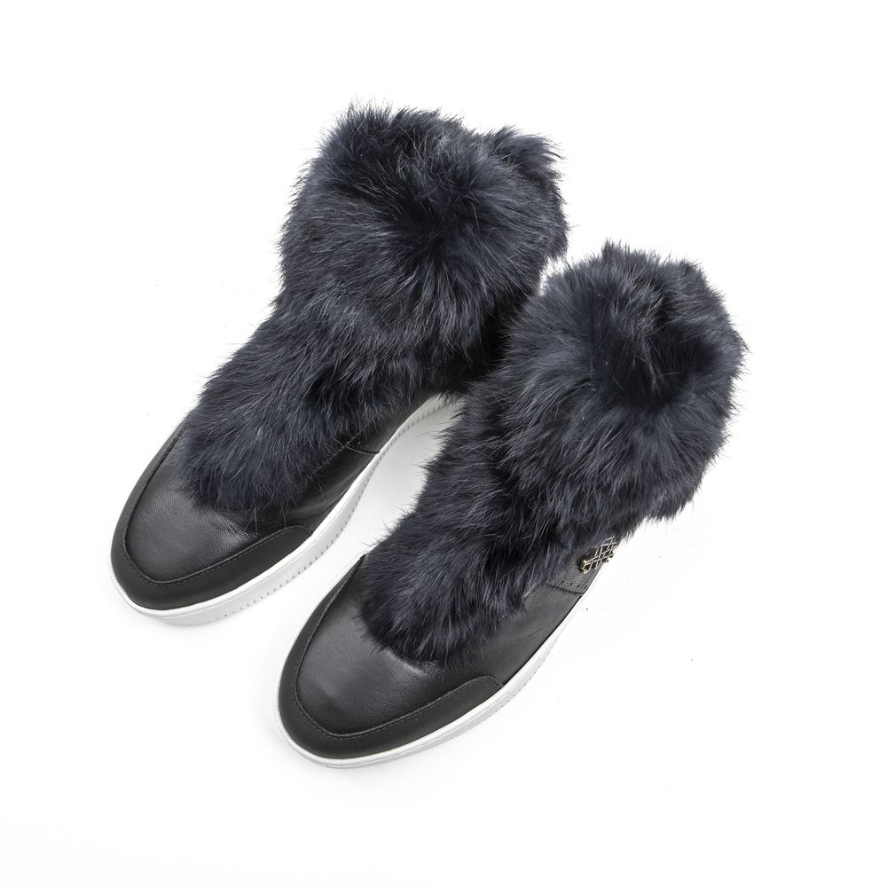 Mr&Mrs Italy Blaue Baumwolle Damen Sneaker