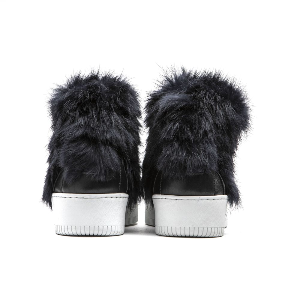 Mr&Mrs Italy Blaue Baumwolle Damen Sneaker