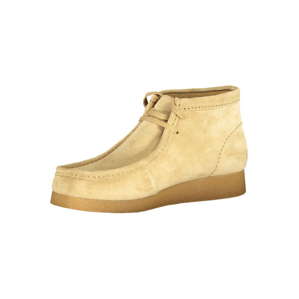 Baskets homme Clarks en cuir beige
