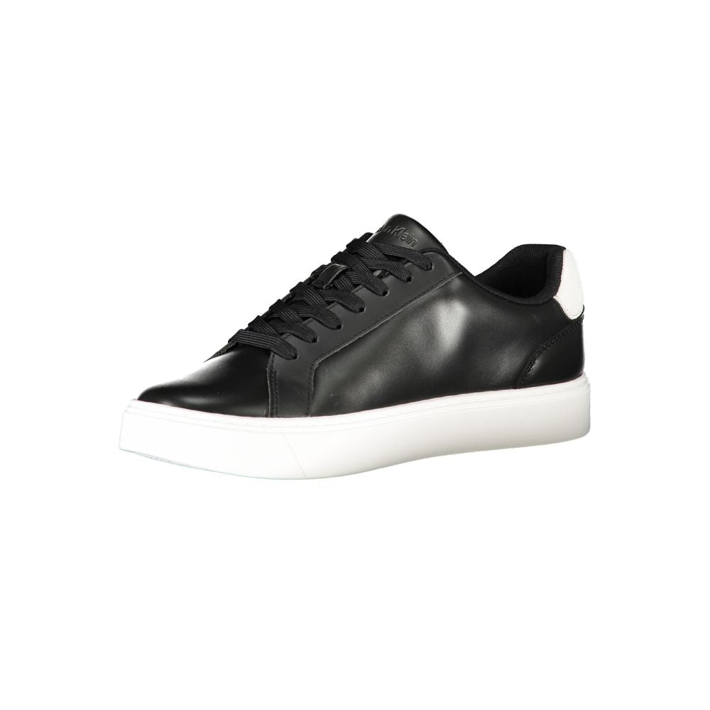 Calvin Klein Schwarzer Sneaker aus Polyurethan für Herren