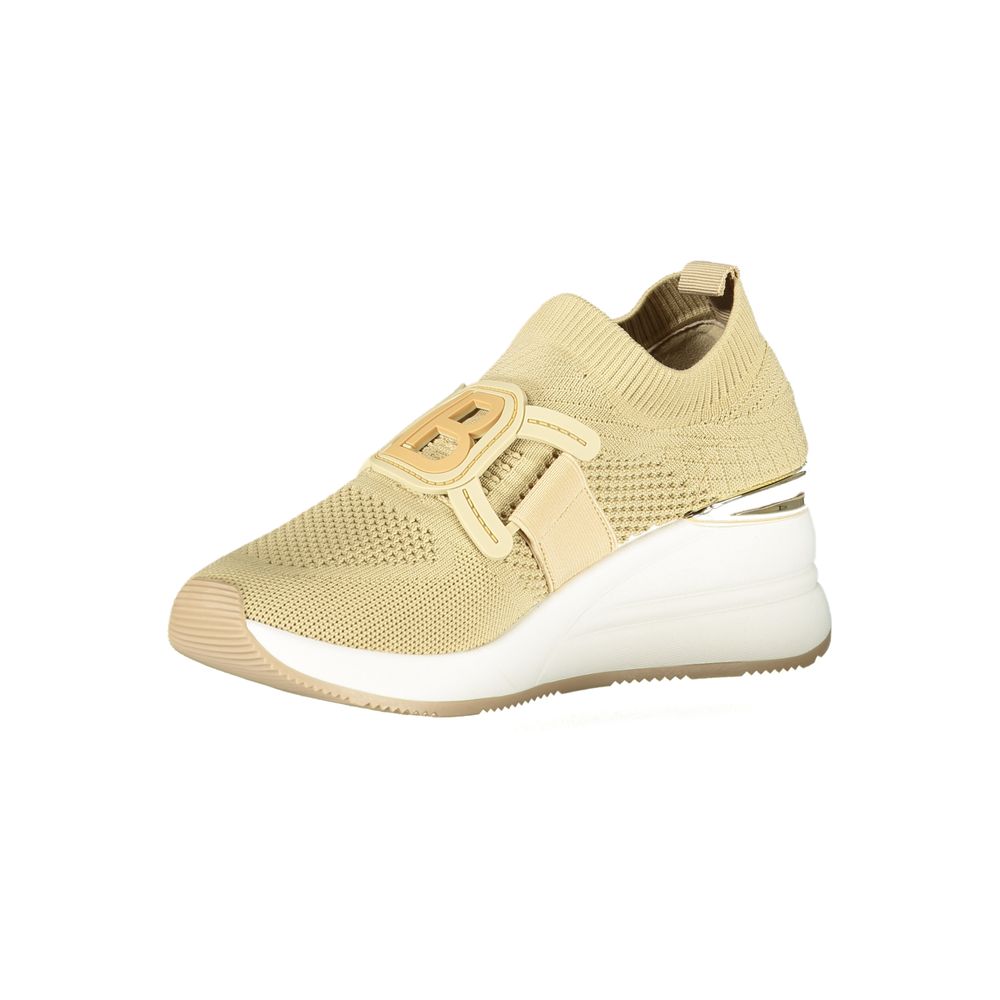 Laura Biagiotti Women's Sneakers in Beige Polyurethane
