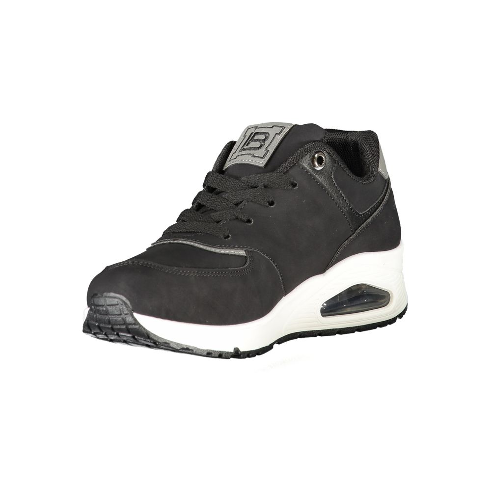 Laura Biagiotti Black Polyester Sneakers