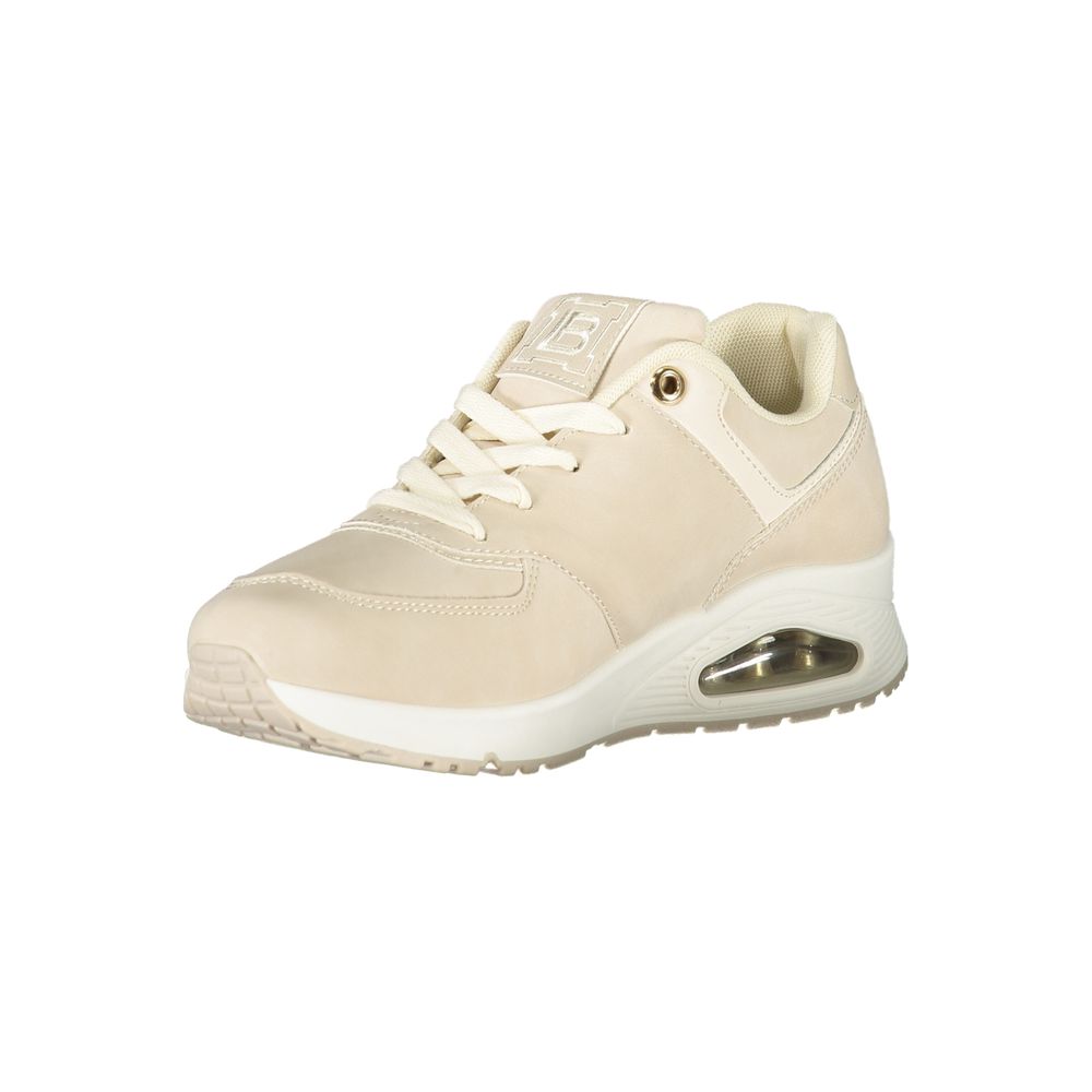 Baskets femme Laura Biagiotti en polyuréthane beige