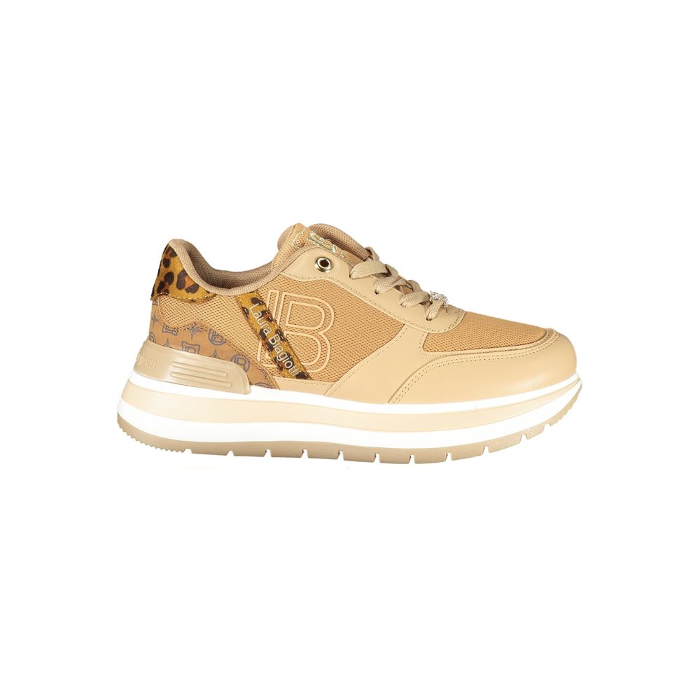 Laura Biagiotti Marrone Polyurethan-Sneaker für Damen