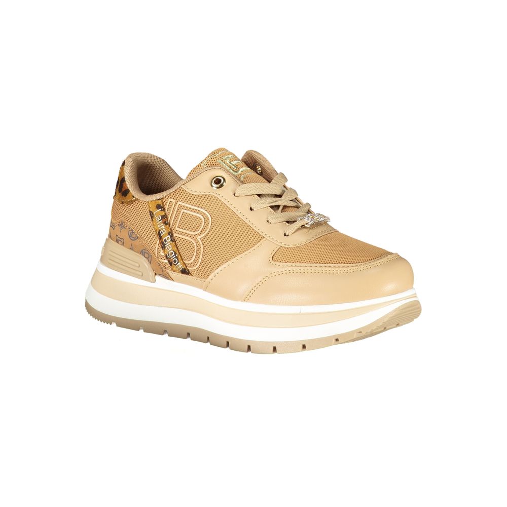 Laura Biagiotti Marrone Polyurethan-Sneaker für Damen
