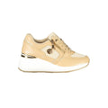 Laura Biagiotti Beige Polyester Athletic Sneakers