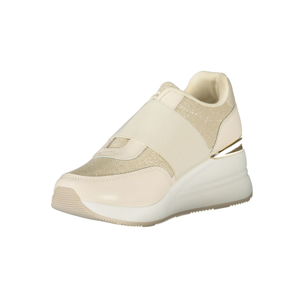 Laura Biagiotti Women's Sneakers in Beige Polyurethane
