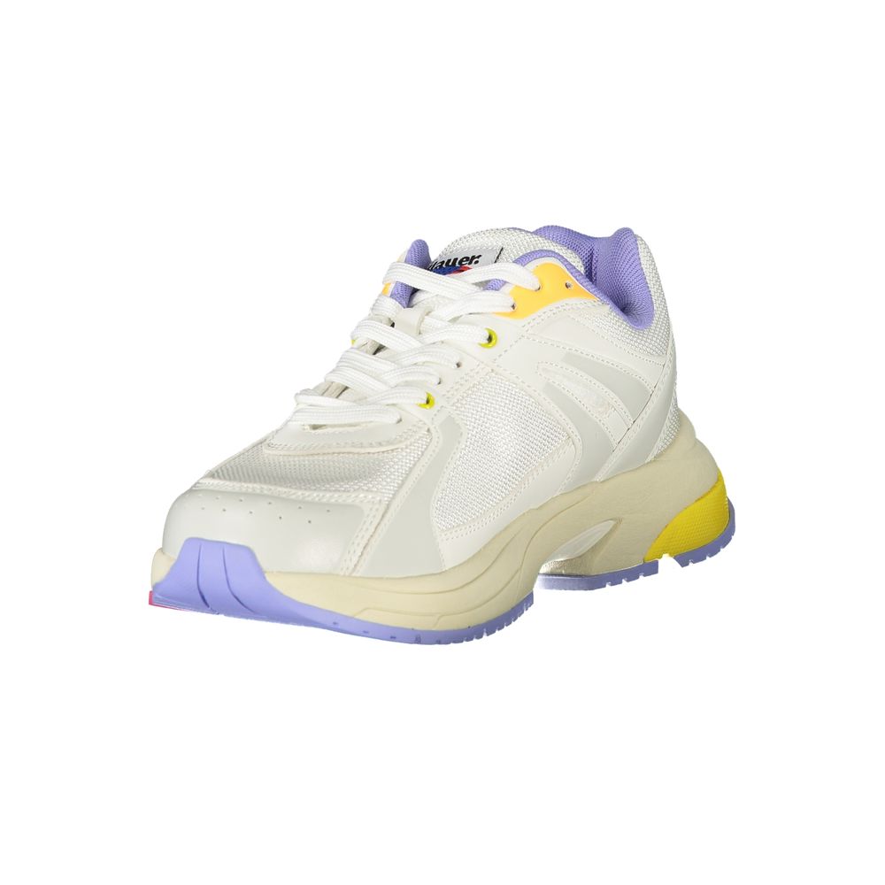Blauer Bianco Damen-Sneaker aus Polyurethan