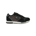 Men's Blue Black Polyurethane Sneakers
